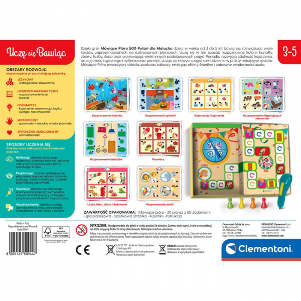 Mówiące pióro 500 pytań dla malucha Mówiące pióro 500 pytań dla malucha