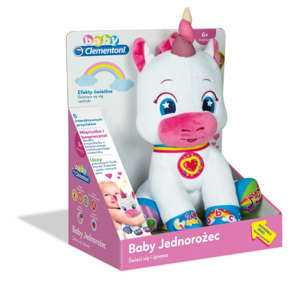 Interaktywny pluszowy jednorożec Interaktywny pluszowy jednorożec