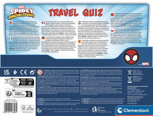 Travel quiz Spidey Travel quiz Spidey