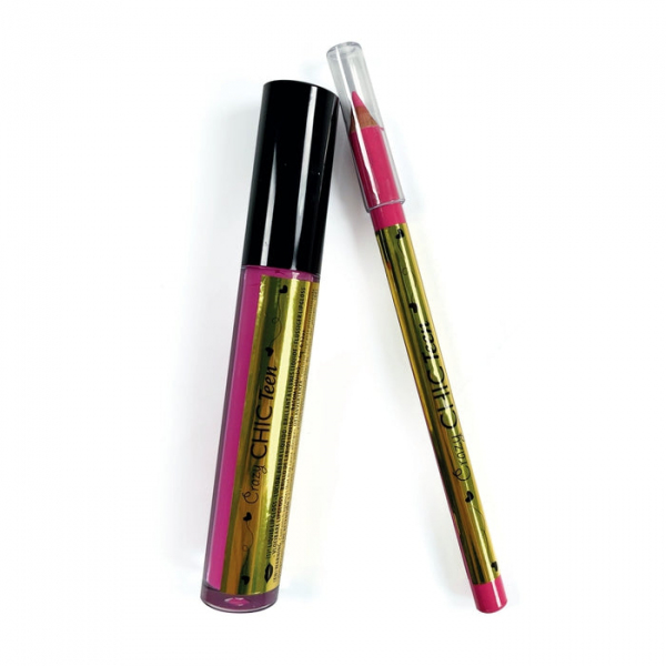 Crazy Chic - Błyszczyk i konturówka Pink power Crazy Chic - Błyszczyk i konturówka Pink power